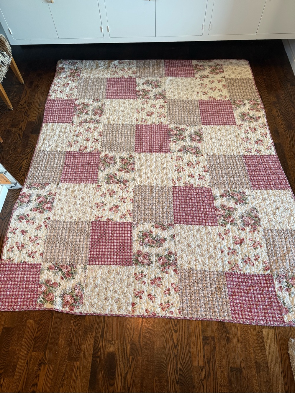 Cotton Patchwork quilt.